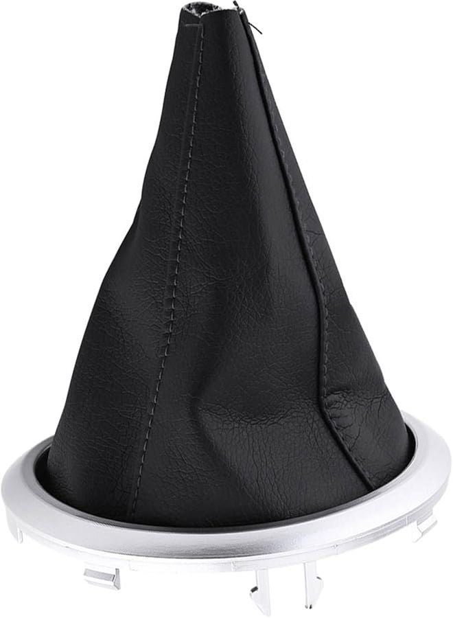 Black Pu Leather Manual Shifter Boot Cover For Suzuki Swift Sx4 2005 2010 - Image 2