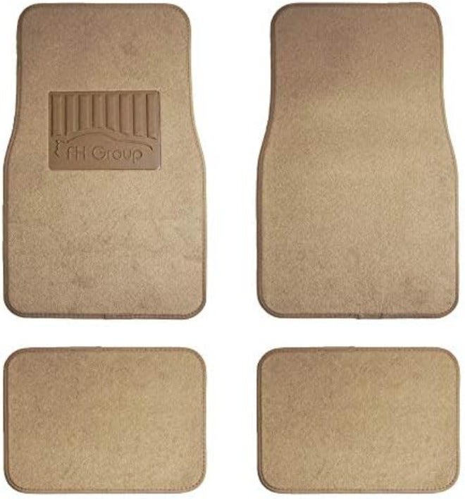أف أتش جروب حصائر أرضية FH Group لجميع الأحوال الجوية - مطاط ثقيل مجموعة 4 قطع (قابلة للقص لتناسب عالمي) - أسود - Image 3