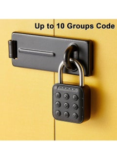 Excefore Combination Lock for Locker, 6 Digit Waterproof Smart Code Padlock, Combo Lock, Perfect for Lockers, Luggage, Gym Lockers, Storage Boxes, and Suitcases.  - Image 2