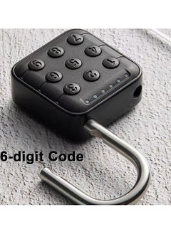 Excefore Combination Lock for Locker, 6 Digit Waterproof Smart Code Padlock, Combo Lock, Perfect for Lockers, Luggage, Gym Lockers, Storage Boxes, and Suitcases.  - Image 3