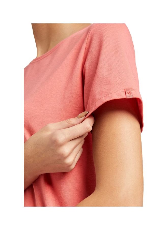 JOCKEY - Jockey 1515 Women Super Combed Cotton Elastane Stretch Regular Fit Solid Round Neck Half Sleeve T Shirt - Image 1