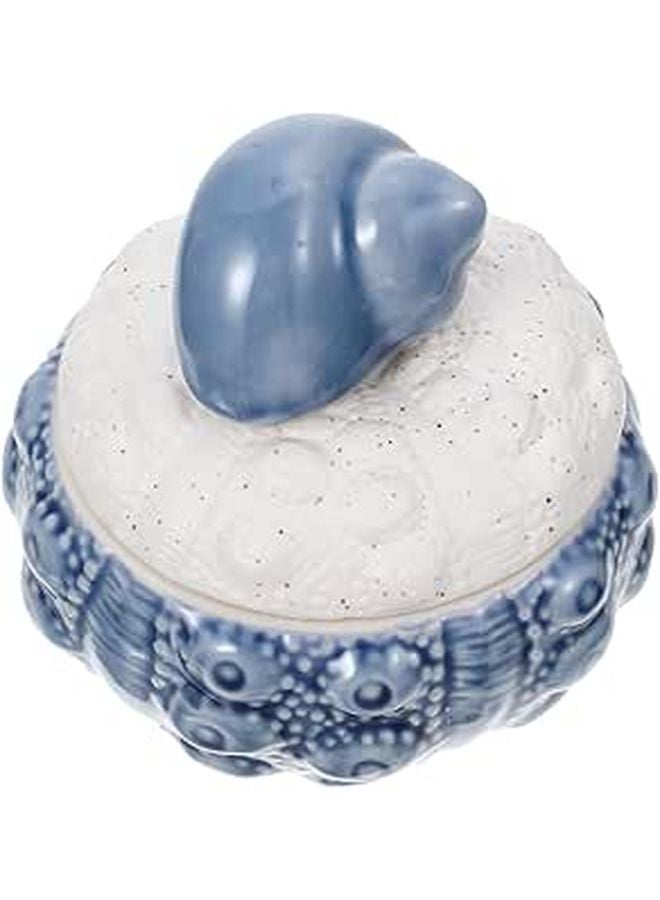 Nordic Ceramic Tea Storage Jar with Lid Airtight Kitchen Container for Loose Tea and Candy - Image 1
