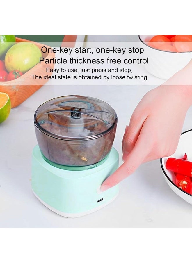 Electric Food Chopper Mini Chopper, Perfect for Garlic, Onion, Fruits, Vegetables, with 2 Stainless Steel Blades, 250ml  - Image 3