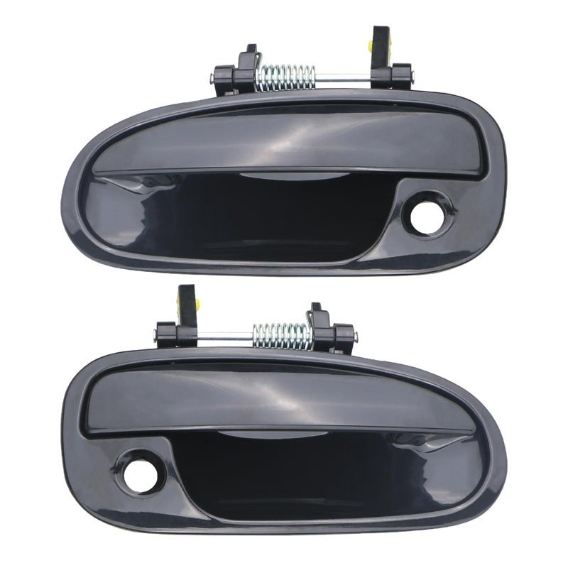 Osompar Exterior Door Handle wKeyhole Compatible with Honda Civic 19962000 Replaces 72180S00004 72140S00004 Front Left Right Side Outside Door Handle