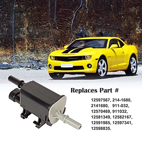 RICH AUTO RICH Vapor Canister Purge Valve Compatible with 2004-2020 Chevy Tahoe Silverado Suburban Malibu GMC Sierra Yukon Part # 214-1680 911-032 2141680 - Image 4