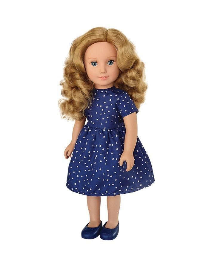 حياتي غيرل دمية فاب فريندز ساندي للبنات – دمية قابلة للتحريك بطول 18 بوصة مع إكسسوارات للعب الإبداعي - Image 1