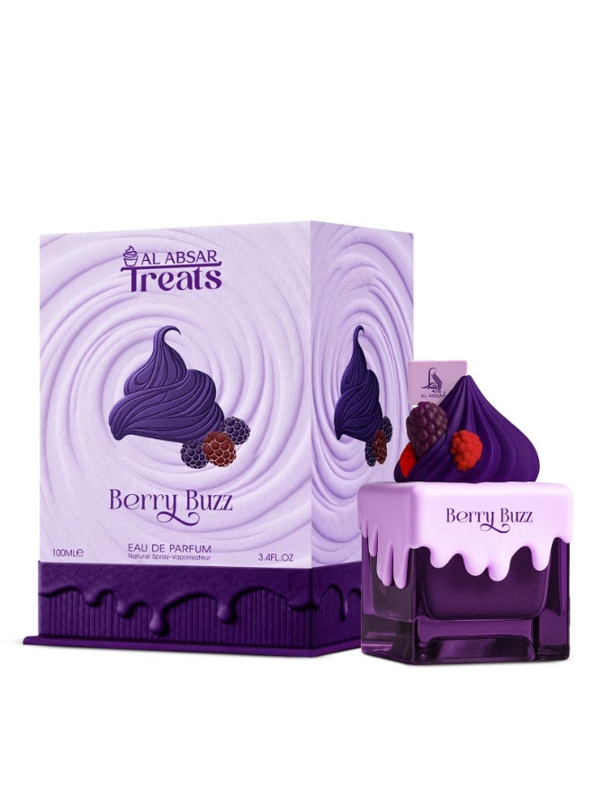 Al Absar Berry Buzz Perfume 100ML - Eau de Parfum For Him & Her - Fruity Gourmand Long Lasting Unisex Fragrance - Image 1