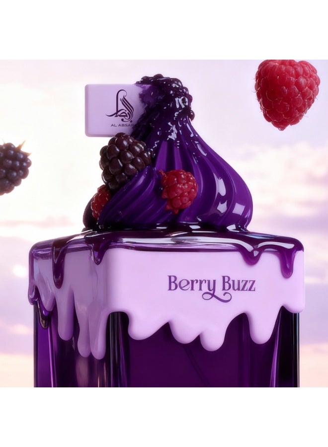 Al Absar Berry Buzz Perfume 100ML - Eau de Parfum For Him & Her - Fruity Gourmand Long Lasting Unisex Fragrance - Image 3