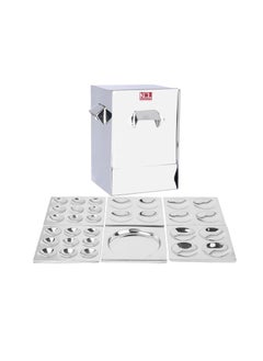 KCL KCL Stainless Steel - Trivia Idli Maker | Include 3 Regular, 2 Mini & 1 Tatte Idli Plate | Hotel Type Rectangular Shape Idli Steamer For Home | Restaurant Type Soft & Fluffy Idli | Induction Base 