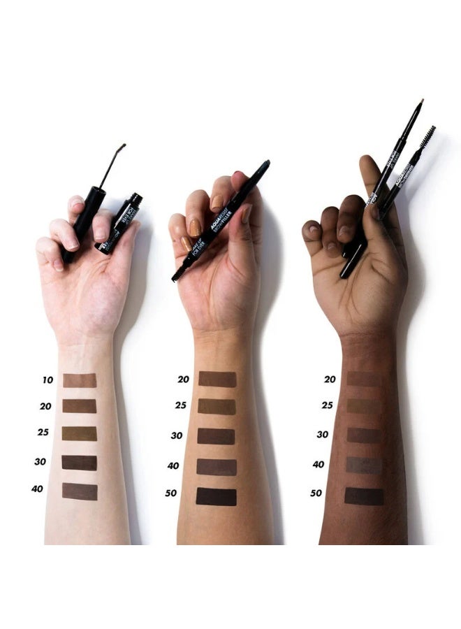MAKE UP FOR EVER Aqua Resist Brow Fixer - 40 Medium Brown - Image 4