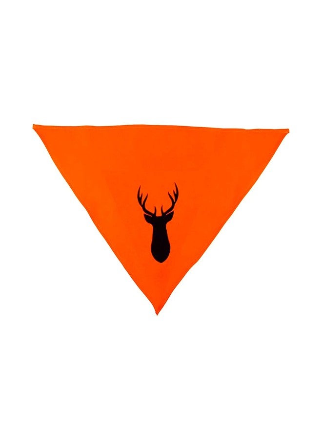 Midlee Blaze Orange Hunter Safety Dog Bandana (Large) - Image 2