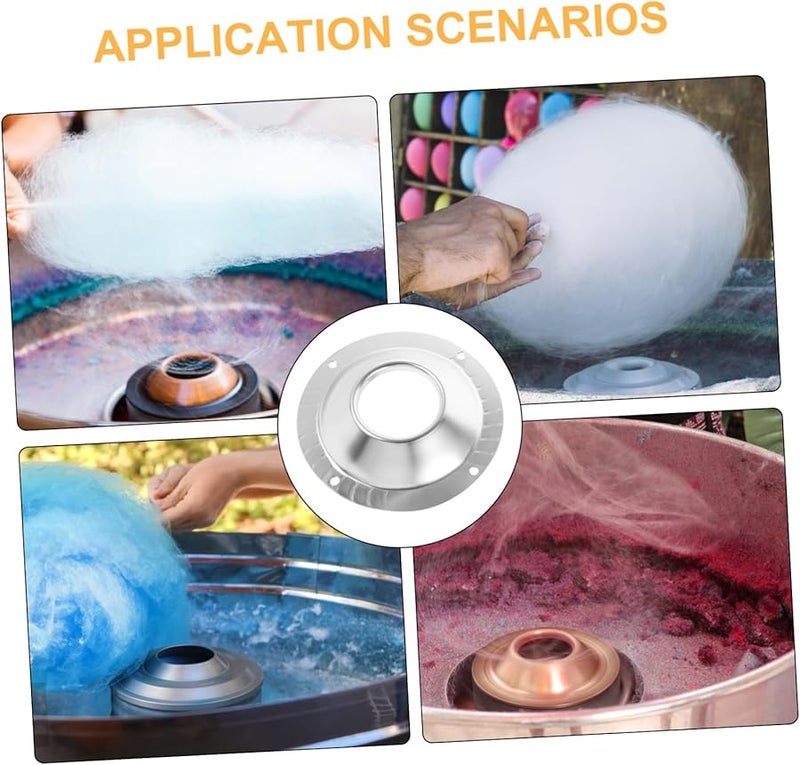 Stainless Steel Cotton Candy Maker Cover Reduces Waste Maximizes Sugar Use - Image 4