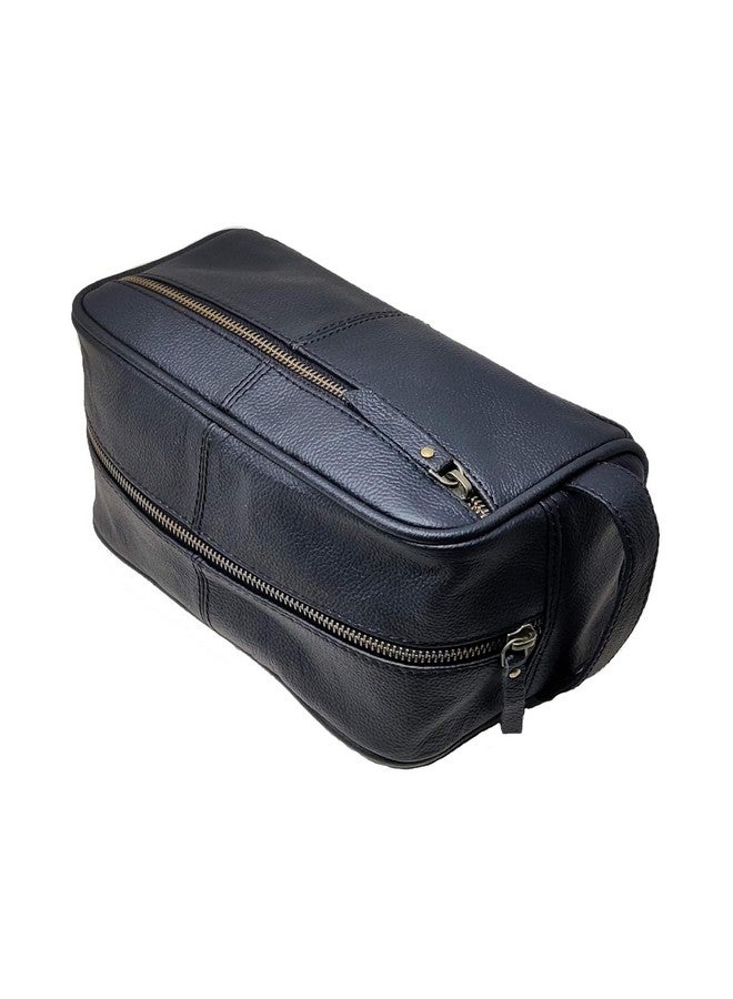 jaald Leather Utility Toiletry Bag Travel Dopp Kit Shaving Kit Make Up Kit Organizer - Image 2