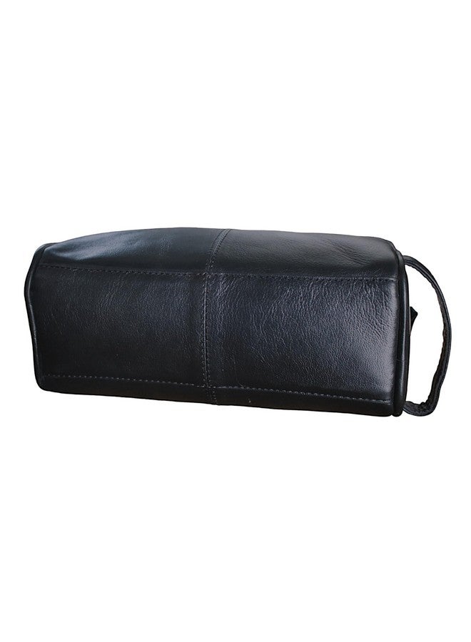 jaald Leather Utility Toiletry Bag Travel Dopp Kit Shaving Kit Make Up Kit Organizer - Image 4