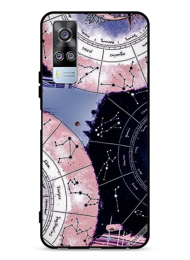 Covernex vivo Y53s 4G Protective Case Cover Zodiac & Astrology Wallpaper