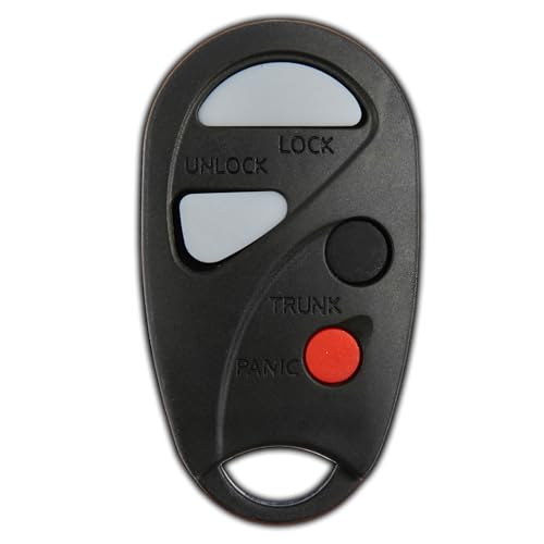 KeylessOption Key Fob Replacement for 2000 2001 2002 2003 2004 Nissan Sentra Maxima Remote, 4-Button NHVBU427, Programming Guide Included - Image 1
