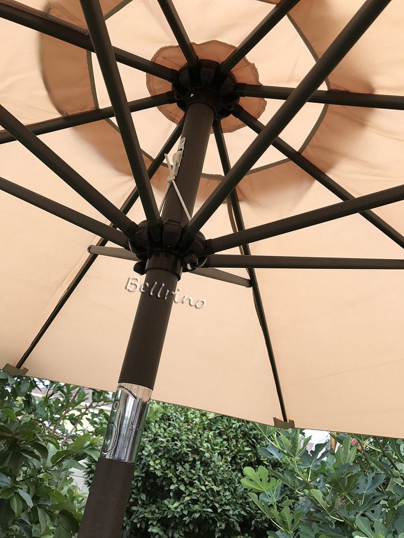 BELLRINO Decor Replacement Strong & Thick Umbrella Canopy for 10ft 8 Ribs Sand (Canopy Only) - Image 4