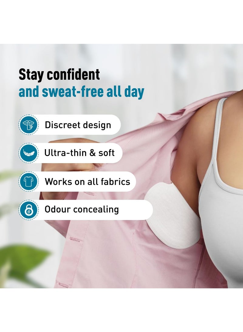 Sirona Disposable Underarm Sweat Pads for Men and Women, 24 Pads (Pack of 1) | Peel-off | Prevents Stains, Absorbs Sweat & Unpleasant Odour - Image 3