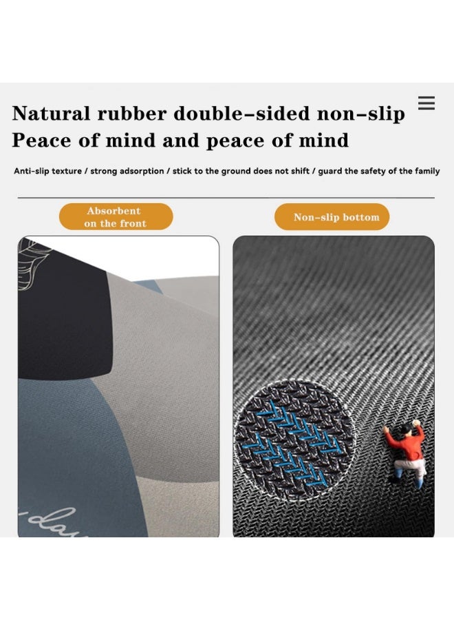 XiuWoo Diatom Bath Mat（1pc 40*60CM）, Anti-Slip Bathroom Floor Mats and Quick Dry Bath Rug, Super Absorbent Bathtub Mat with Non-Slip, Thickened,Soft, Easier Clean Carpet - Image 4