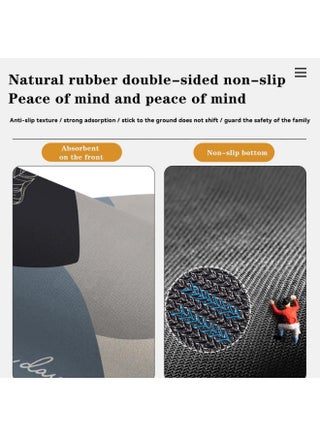 Diatom Bath Mat（1pc 40*60CM）, Anti-Slip Bathroom Floor Mats and Quick Dry Bath Rug, Super Absorbent Bathtub Mat with Non-Slip, Thickened,Soft, Easier Clean Carpet - view 4