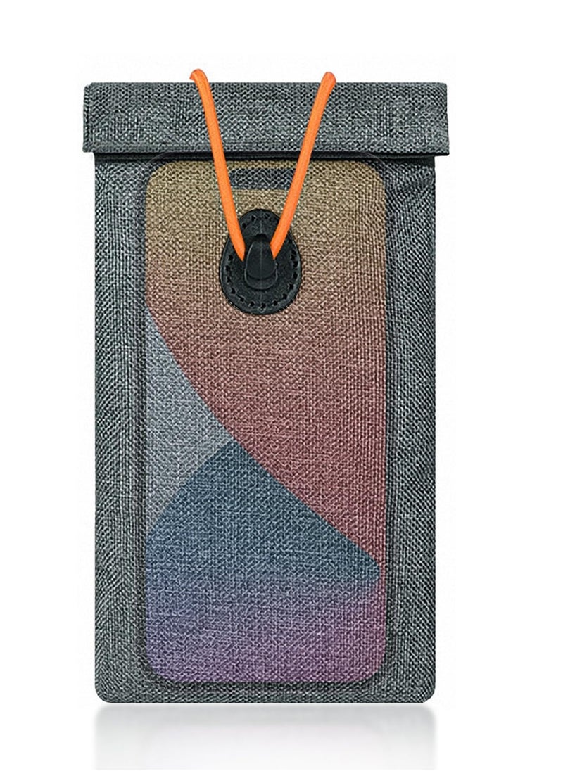 SYOSI - Faraday Bags, for Car Keys and Cell Phone, RFID Signal Blocking Key Pouch Wallet Case, Anti-Tracking Anti Theft Car Protection, Cell Phone Signal Jammer WiFi/GSM/LTE/NFC/RFID, GPS Blocker, Gray - Image 1
