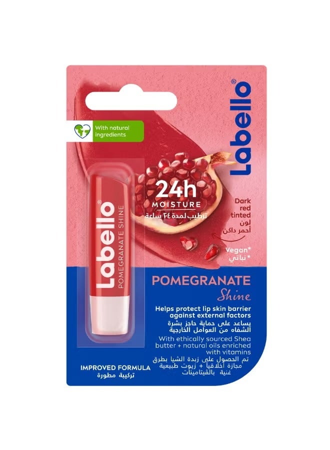 Labello Pomegranate Shine Lip Balm 4.8grams - Image 1