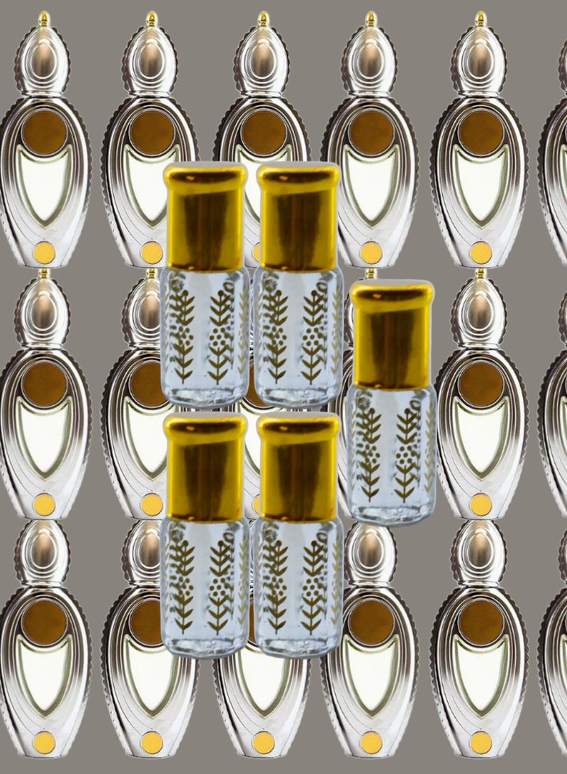 5 Pieces Wisal Essential Oil For Women Original Clear 3 Ml