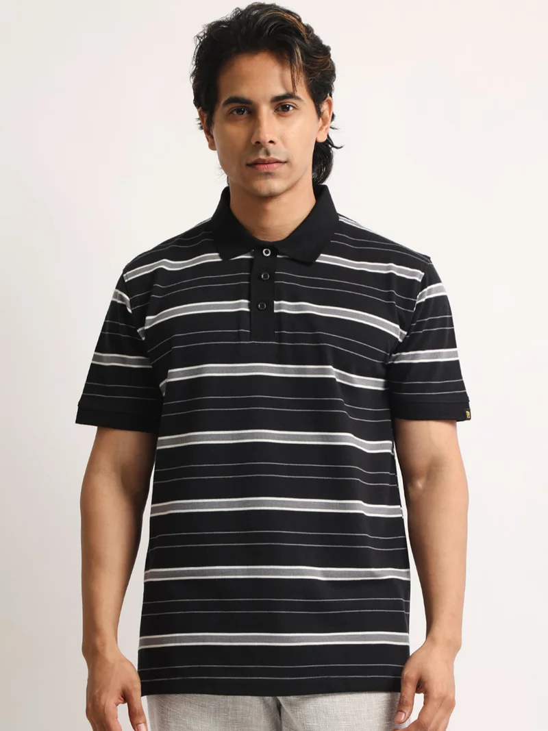 Maniac  Maniac Mens aop printed and embroidery round neck half sleeve hunter green cotton tshirt for Men | Best Price UAE
