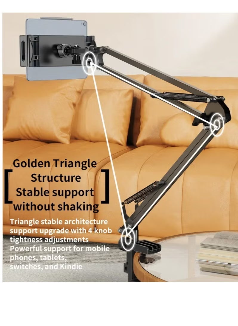 يسيدو C296 360 Free Adjustment Multi-directional Folding Shaft Phone Holder Desktop Lazy Man Stand - Image 2