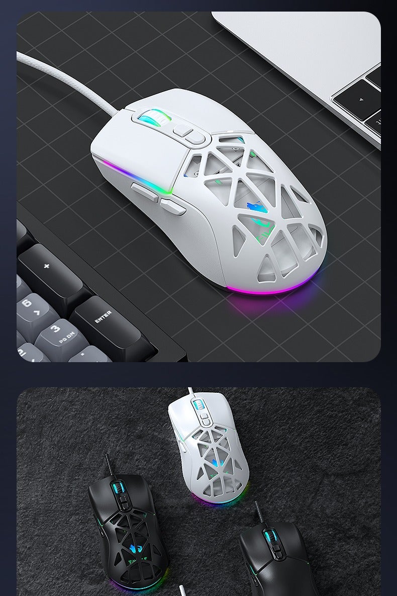 High Performance Wired Gaming Mouse, Sensor, 25,600 DPI, RGB, Adjustable Weights, Programmable Buttons, On-Board Memory, PC And Mac  - Image 5
