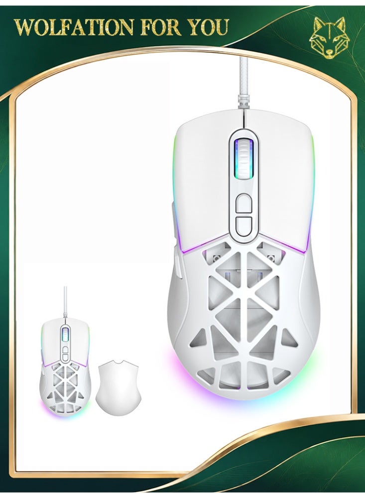 High Performance Wired Gaming Mouse, Sensor, 25,600 DPI, RGB, Adjustable Weights, Programmable Buttons, On-Board Memory, PC And Mac - Image 1