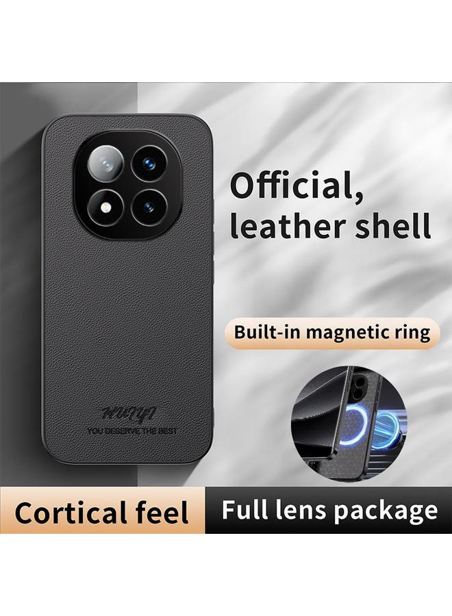 S-TOP Case For Redmi Note 14 Pro 5G HUIYI Leather Magnetic Phone Case - Image 2