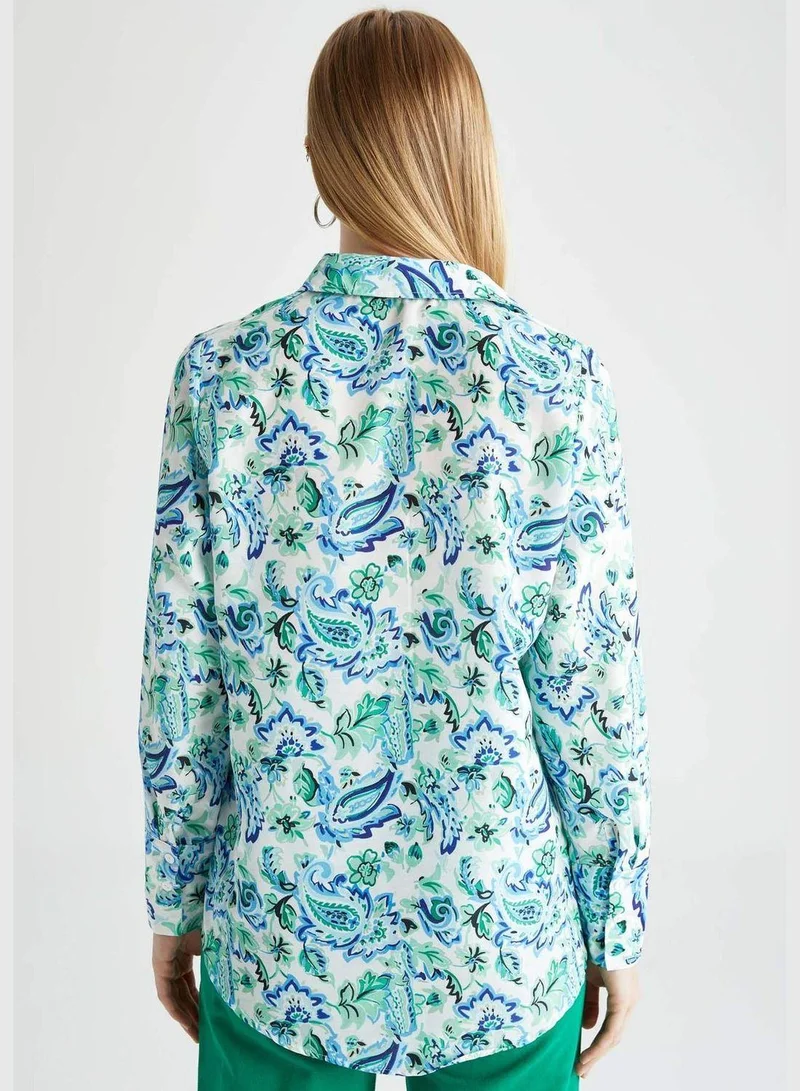 DeFacto Woman Regular Fit Long Sleeve Shirt
