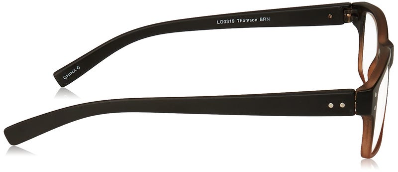 Foster Grant Thomson Reading Glasses, Brown/Transparent, 59 mm - Image 3