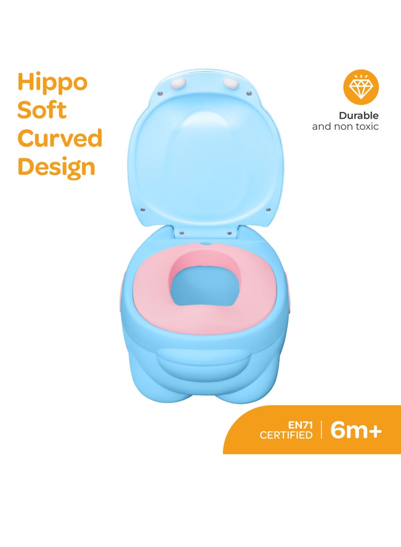 Moon Baby Potty Hippo With PU Cushion - Image 2