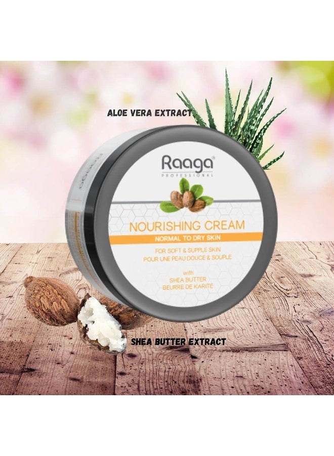 Raaga Professional Nourishing Cream, For Soft And Supple,Normal to Dry Skin, With Shea Butter, 50 g - Image 2