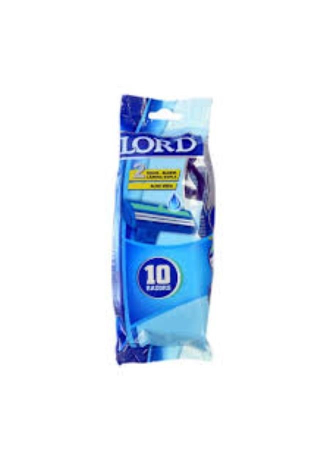 LORD L.165M 10-piece 2-blade razor