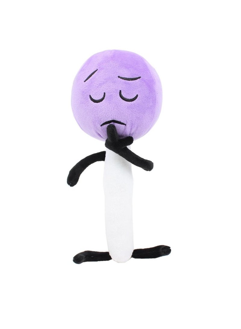 XiuWoo دمى محشوة من القطيفة على شكل معركة جزيرة الأحلام للأطفال، وسادة قطيفة لطيفة وناعمة على شكل دمعة نارية على شكل فقاعة للأطفال، مقاس 28 سم - Image 1