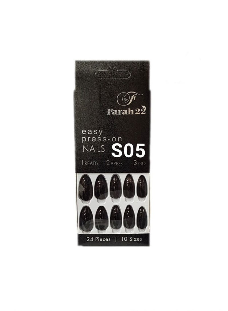 Farah22 24-Piece False Nails