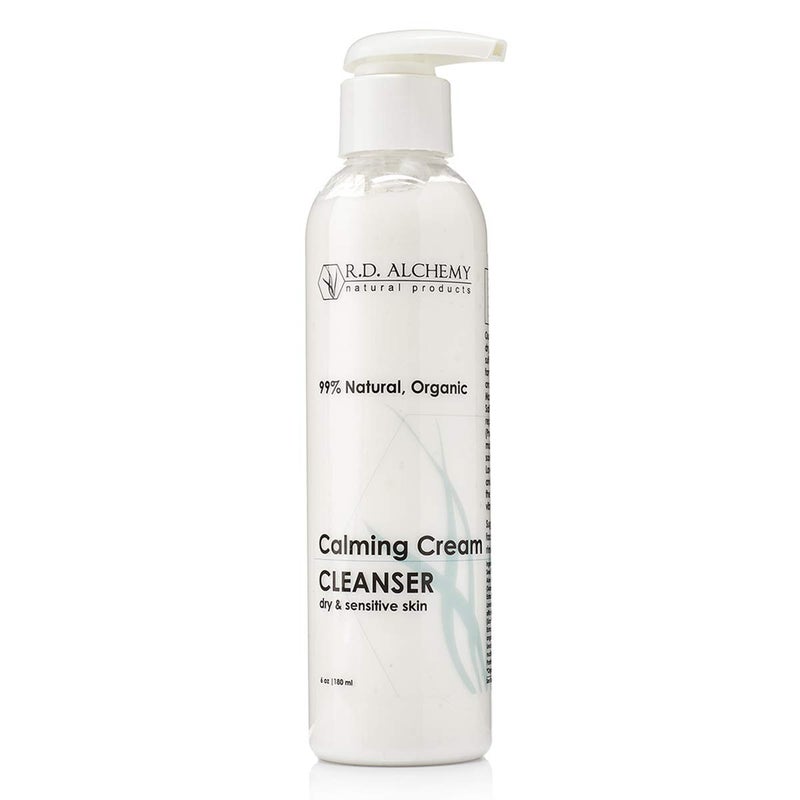 RD Alchemy - 100% Natural & Organic Calming Cream Cleanser. Sulfate Free Face Wash for Dry, Sensitive Skin - Soothing while Cleansing & Moisturizing. - Image 1