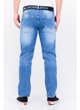 Men Regular Fit Belted Washed Denim Jean, Blue - pzsku/ZFABA9F5BDCDB761BE91CZ/45/_/1738074290/c6b2df22-136c-4999-8059-ae7b2ad307b6