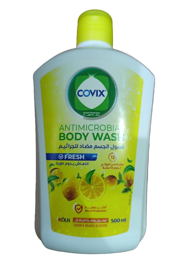 covix Antibacterial Body Wash Lemon and Orange Blossom  500 ml