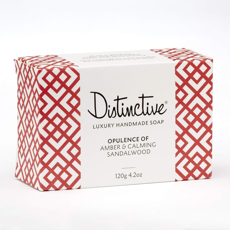 Distinctive Luxury Handmade Soap Natural Soap Bar fragranced with Opulence of Amber and Calming Sandalwood Palm Oil Free No Preservatives Plastic Free Never tested on Animals 1 - Image 4