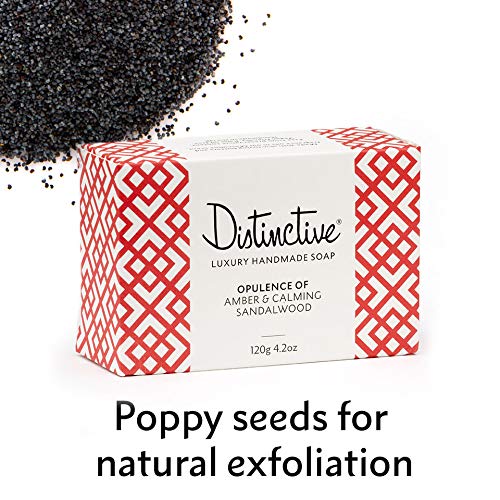 Distinctive Luxury Handmade Soap Natural Soap Bar fragranced with Opulence of Amber and Calming Sandalwood Palm Oil Free No Preservatives Plastic Free Never tested on Animals 1 - Image 5