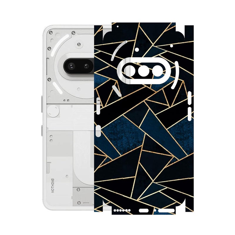 90STETHIX Mobile Skin Sticker Wrap | Compatible for Nothing Phone 3A | Scratchproof Matte Finish | Full Coverage for All Sides & Camera Protection (Design-1) (6) - Image 1