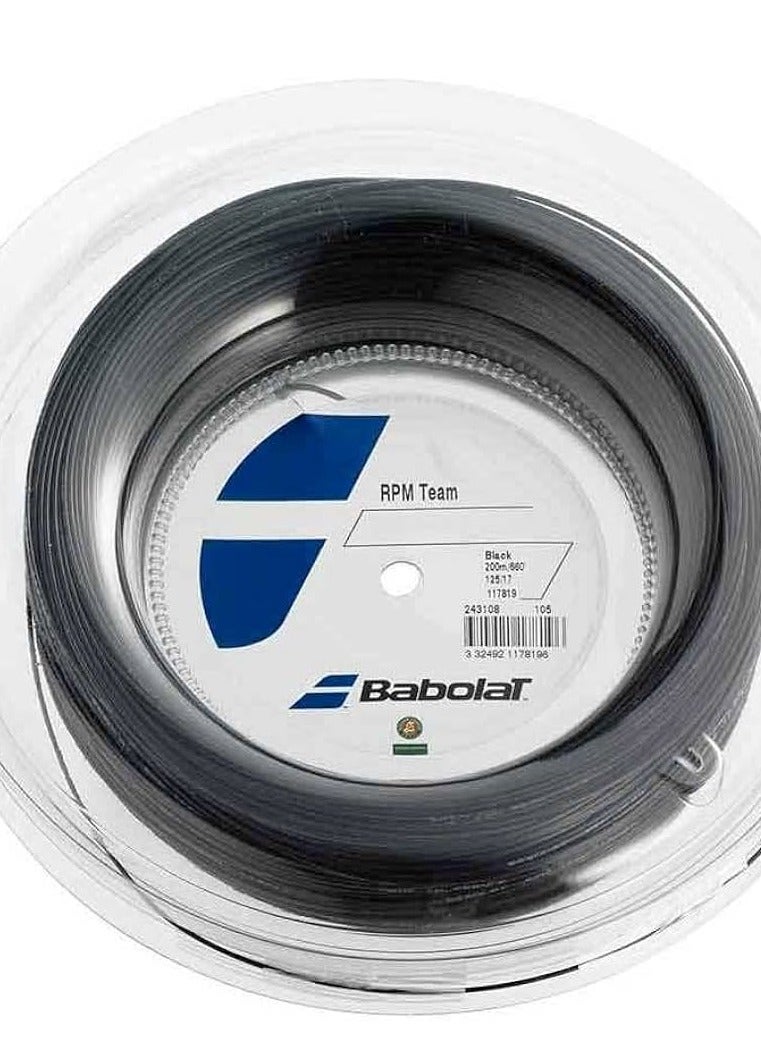 Babolat Babolat RPM Team Co‑Polyester Tennis String – 1.25 mm Gauge (17 g), 12 m Reel – Enhanced Spin and Comfortable Feel for Competitive Players - Image 2