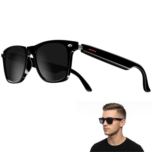 Tulbeys Smart Glasses for Men Women, Audio Smart Sunglasses with Polarized Lenses - Bluetooth Sunglasses, Hands-Free Calling, UV Protection, Voice Assistant Compatible, Bluetooth Glasses for Outdoor Use. - Image 1