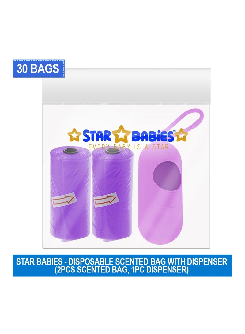 ستار بيبيز كيس معطر من ستار بيبيز عبوة من قطعتين - لافندر ، مع موزع - Image 5