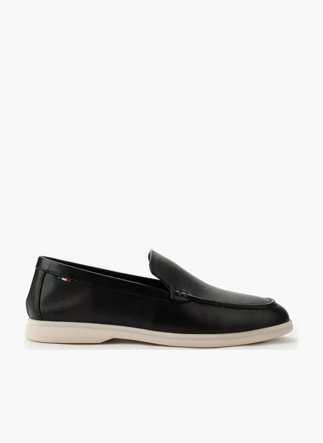 رنزه  رجني Men Slip-On Premium Suede Leather Loafers
