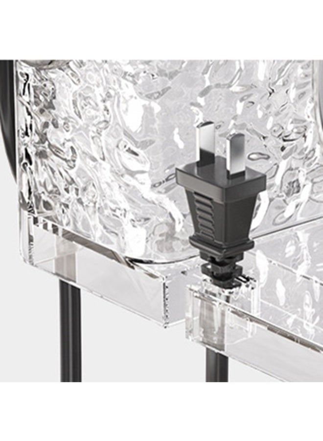 حامل مجفف شعر عالمي متعدد الوظائف من ريبل، حامل مجفف شعر مثبت على الحائط مع منظم للقابس والأسلاك لاصق ذاتي لخزانة الحمام - Image 3